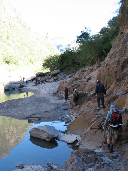 Burro Hiking in Copper Canyon
