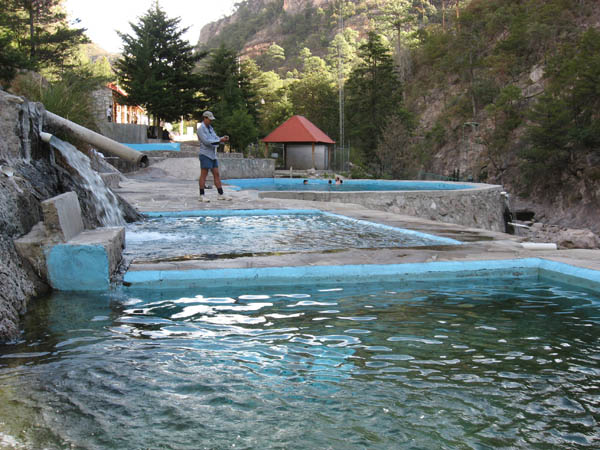 Revamped Recowata Hot Springs belies the pollution in the Adjacent Arroyo Tarerequa