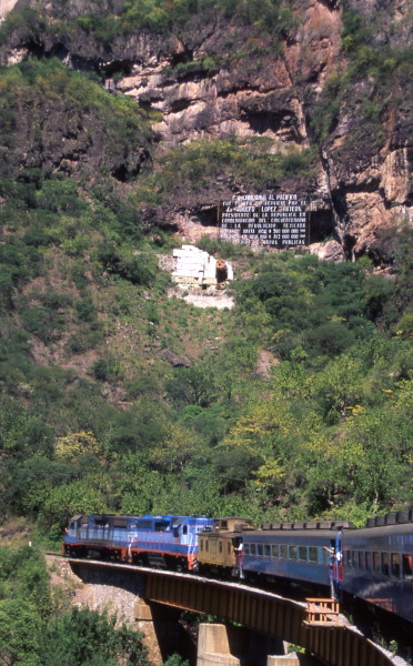 Arrive in Copper Canyon in style aboard the scenic Chihuahua al Pacifico