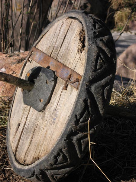 A Tarahumara Child's Push Toy Imitates Dad's Wheelbarrow.