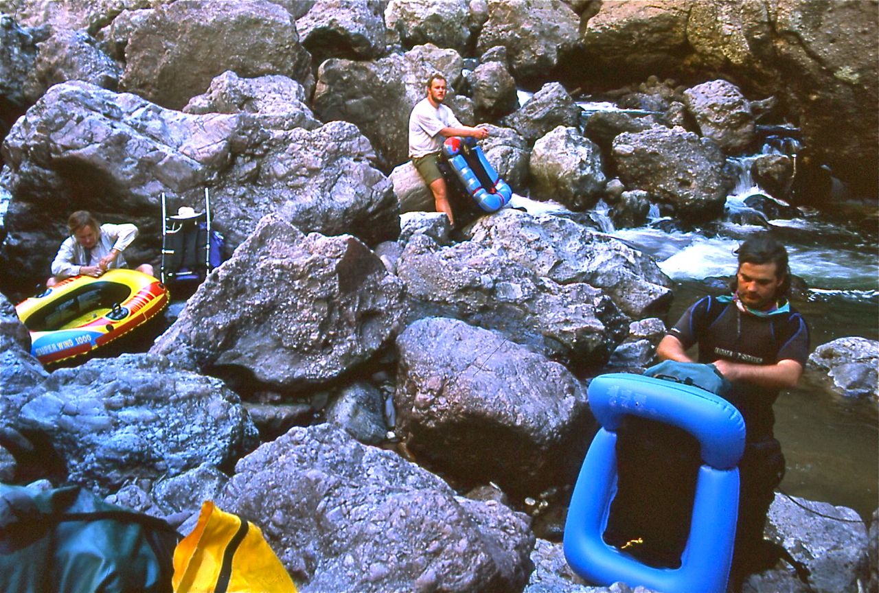 No Copper Canyon canyoning trip is complete without the side work